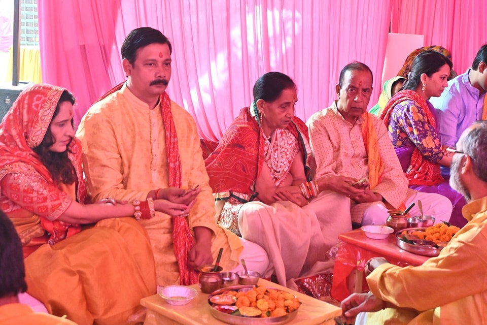 Grand event of Shrimad Bhagwat Katha