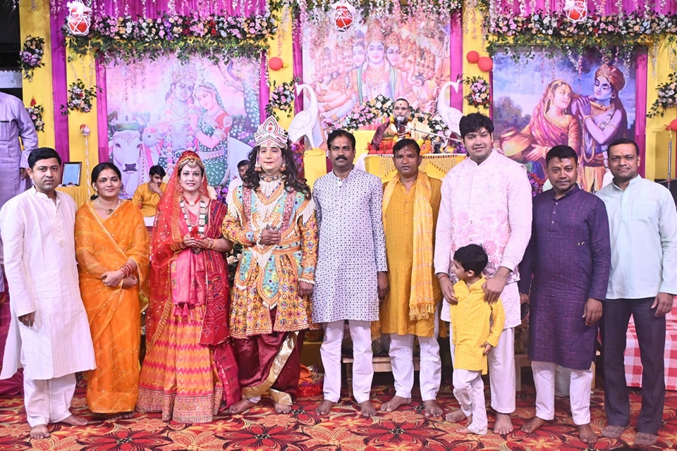 Grand event of Shrimad Bhagwat Katha