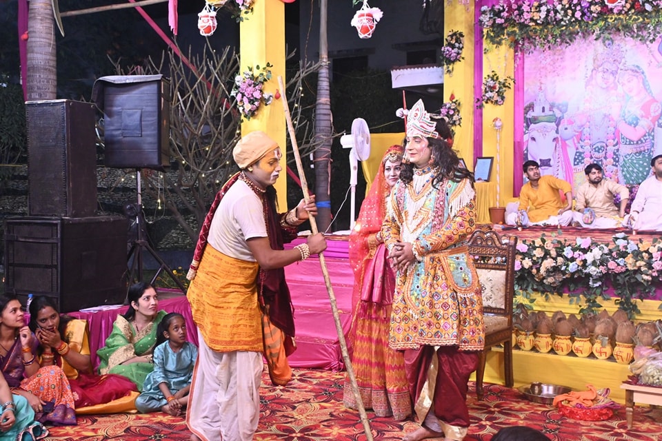 Grand event of Shrimad Bhagwat Katha