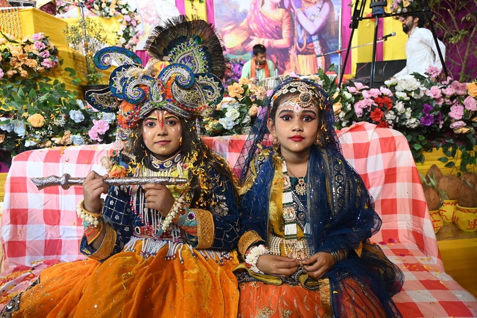 Grand event of Shrimad Bhagwat Katha