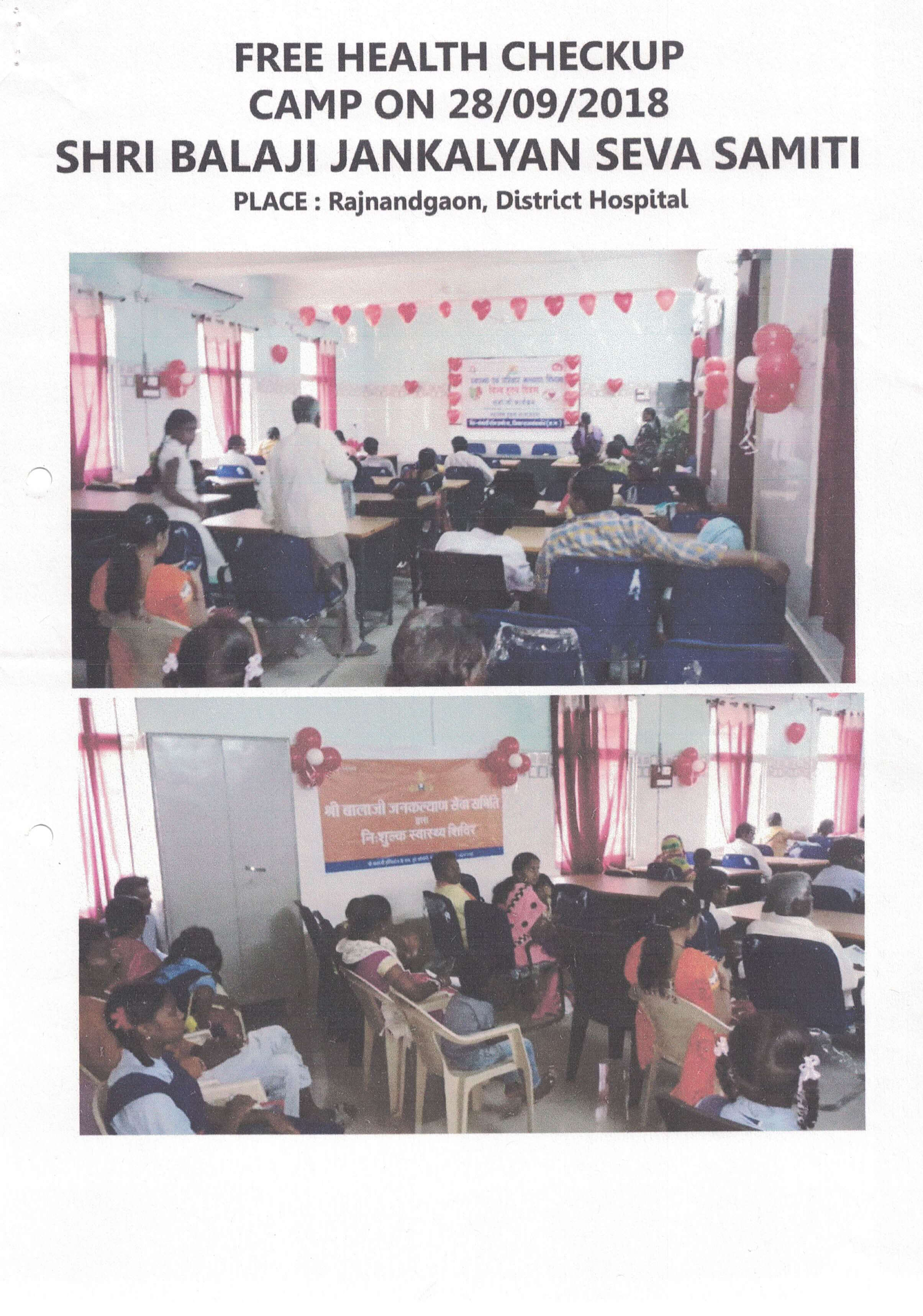 Free Health Check-Up Camp