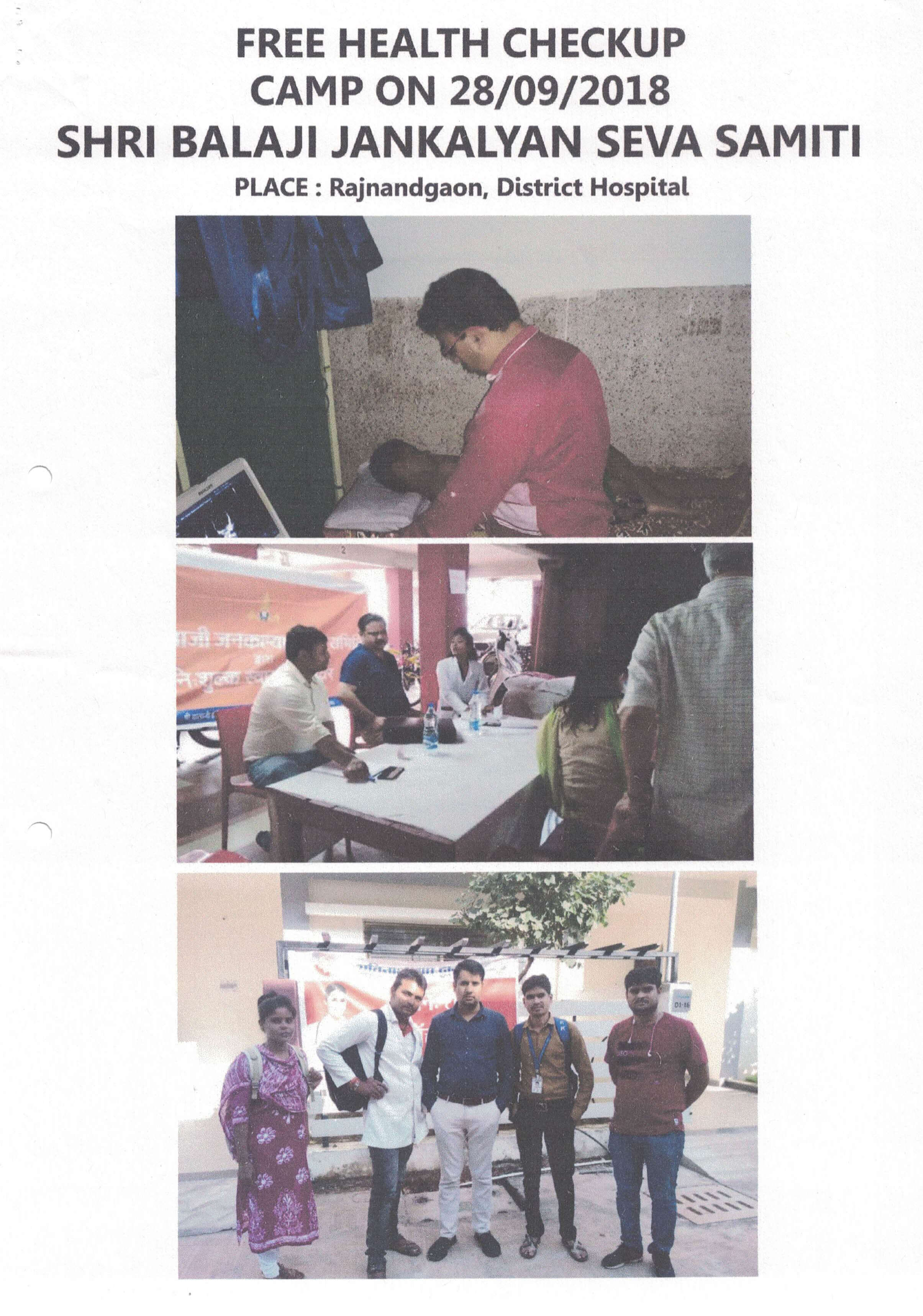 Free Health Check-Up Camp